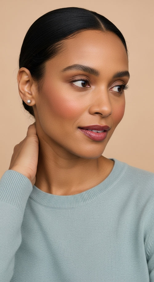 Cashmere oversized crew neck sweater