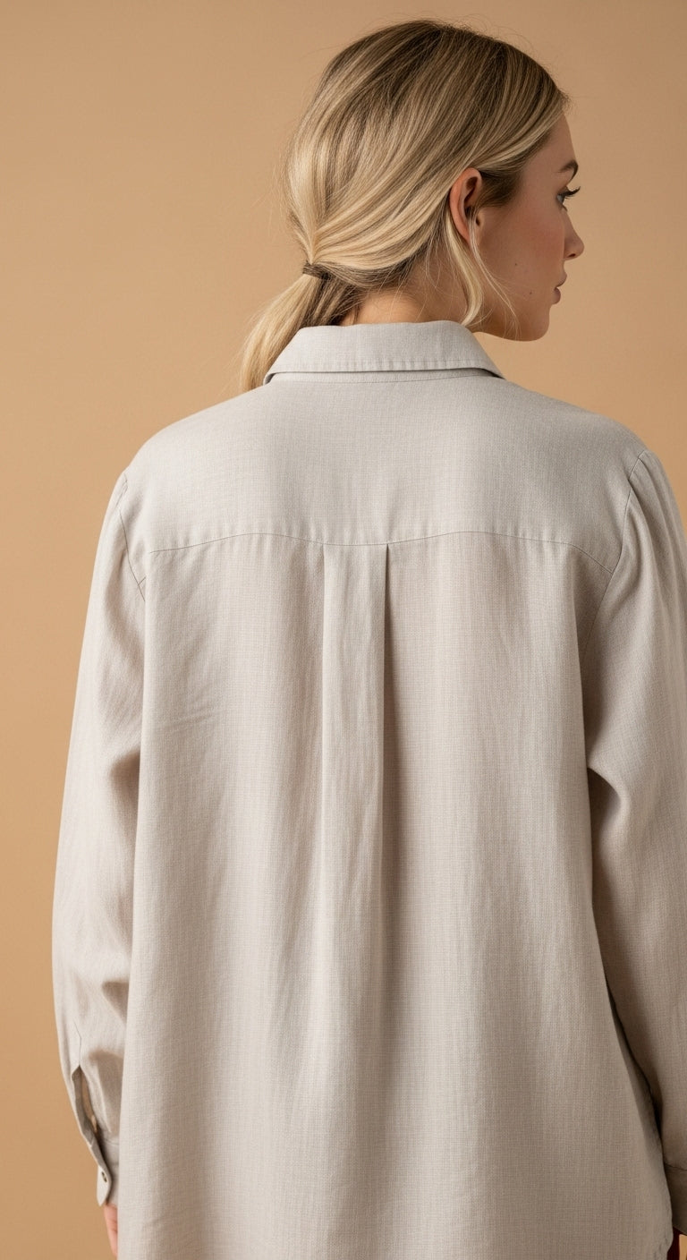 Gray Morning Simple Shirt